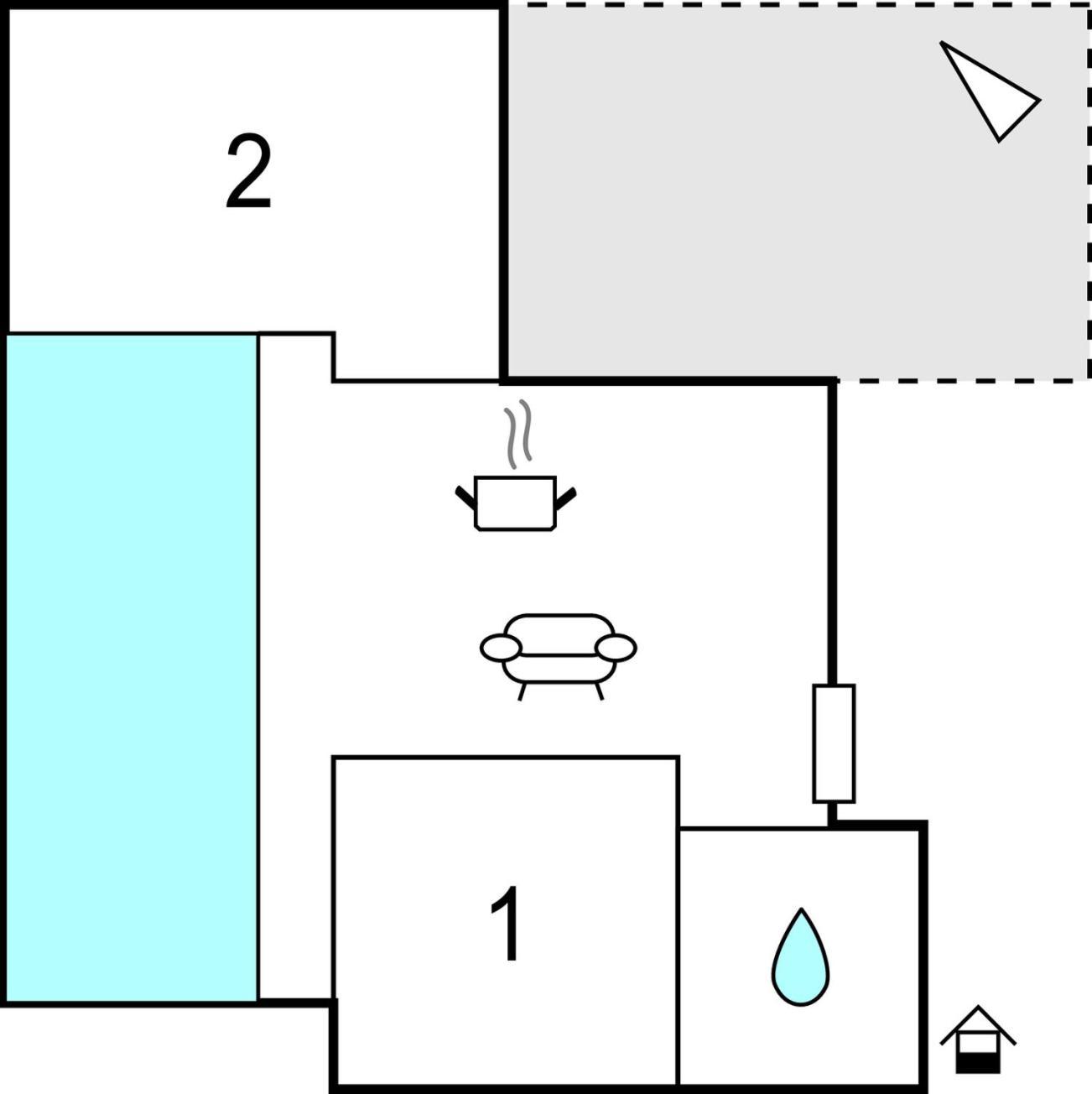 2 Bedroom Lovely Apartment In 크리크베니카 외부 사진
